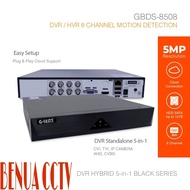 DVR GLENZ 8CH 5MP GBDS-8508 NEW DVR 8 CH G-LENZ 5 MP BLACK SERIES