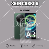 Skin carbon redmi a3 redmi note 13 4g 5g note 13 pro plus xiaomi 14 garskin Anti-Scratch 3d
