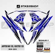 STIKER STRIPING JUPITER MX 135 LC EXCITER 135 2010 - 2015 GRAFIS VARIASI 011