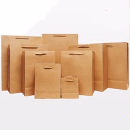 S/🔔Uncle You Kraft Paper Bag Customized Thickened Paper Packing Bag Clothing Handbag Small Gift Bag Gift Packaging Shopp