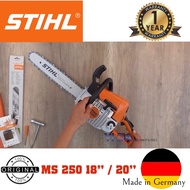 STIHL MS250 18” 20'' Chain Saw(Made In GERMANY) FREE STIHL 2T OIL 1L
