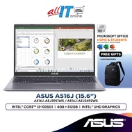 Asus A516J 15.6" FHD Laptop (Intel® Core™ i3-1005G1 | 4GB | 512GB SSD | Intel® UHD Graphics) A516J-AEJ3951WS / AEJ3492WS