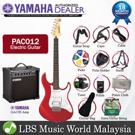 Yamaha PAC012 HSS Electric Guitar Tremolo Package with GA15II Electric Speaker Amplifier (PAC-012 PAC 012)