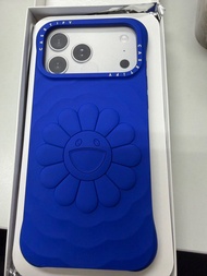 放村上隆 藍色17pro max手機殼