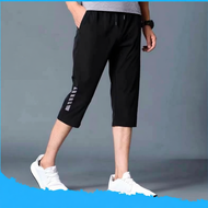 PNT12 PandaShop Ready Stock Casual Sport Running Pants Short Pants Fitness Breathable Plus Size Men