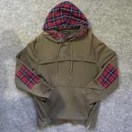 Jacket Hoodie Plac Tartan Pria Wanita