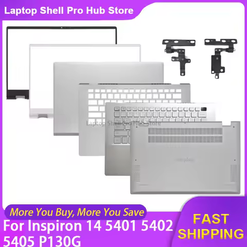 New Laptop Case For Dell Inspiron 14 5401 5402 5405 P130G LCD Back Cover/Front Bezel/Palmrest/Bottom