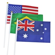 No. 7 Small National Flags World National Flags Small Flags Flags Hand-Waving Flags Small Red Flags 