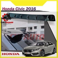 Honda Civic 2016 2020 FC Rear Roof Window Visor Spoiler Rear Sun Roof Visor Rear Window Visor Top Spoiler