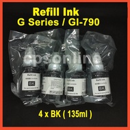 Canon Refill ink GI-790 compatible Refill Ink for G series Printer GI-790 G2000 G1000 g2010 g3010 ( 