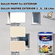 ICI DULUX INSPIRE EXTERIOR PAINT COLLECTION 18 Liter Arizona White / Parchment / Tawny Birch