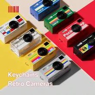 1080P Mini Keychain Camera - 0.96" HD Screen, 8MP Retro SLR Design, 160° Wide Angle, Anti-Lost Strap