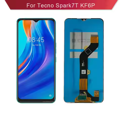 New LCD Screen For Tecno Spark 7T KF6P Display And Touch Screen Digitizer Assembly KF6P LCD Complete