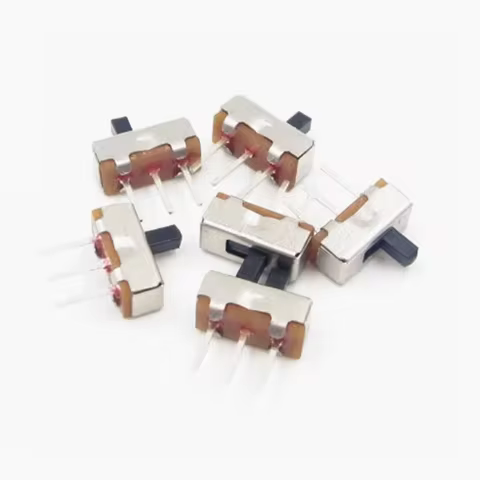 20PCS/Lot SS12D00G3 Handle height 3mm New Mini Vertical Slide Switch 1P2T 3 Pin Toggle Switch SMD PC