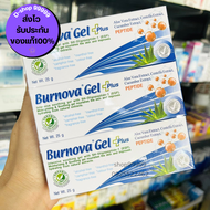 Burnova Gel Plus Peptide เบอร์นโนว่า เจล พลัส เพปไทด์ หลุมสิว ฟื้นฟูผิว 1หลอด ปริมาณ25กรัม ของแท้ ส่