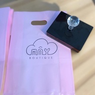 [Tặng Mực] Con Dấu In Thương Hiệu Khắc Dấu Logo Khắc Dấu In Túi Nilon In Hộp Carton Túi Kraft In Ly 