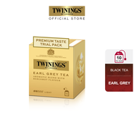 [แพ็ค 10 ซอง] ทไวนิงส์ มินิ ชาสีทองอ่อน รสเบา เอิร์ล เกรย์ ชนิดซอง 2 กรัม แพ็ค 10 ซอง Twinings Mini Earl Grey Tea 2 g. Pack 10 Tea Bags