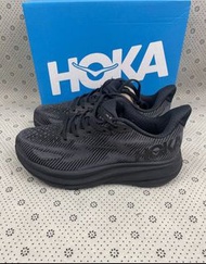 全新特惠HOKA ONE ONE Clifton 9 低幫跑步鞋 男款 黑色