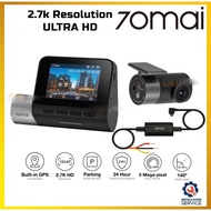 100% 70mai Pro Plus A500S Car Recorder Front n Rear Dashcam 70Mai Dash Cam Built in GPS 1944P