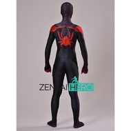 Real Shot Ultimate Spider Costume Tights Miles Morales Miles Morales Cosplay Costume