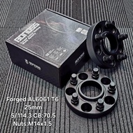 Wheel Spacer 25mm 5/114.3 CB:70.5 Nuts:M14x1.5 - Bonoss Spacer Kit