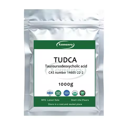 CAS 14605-22-2 100% Pure TUDCA Powder Hot Sale Tauroursodeoxycholic Acid Raw Material Free Shipping