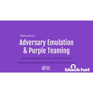 Blackhat - Adversary Emulation & Purple Teaming