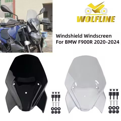 WOLFLINE for BMW F900R Windshield Windscreen Wind Deflectors Visor for BMW F 900 R F 900R F900 R Spo