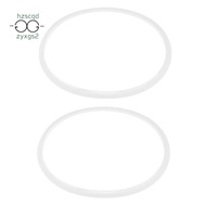 2 pieces rubber gasket Sealing ring pressure cookers 28cm inside diameter, transparent white