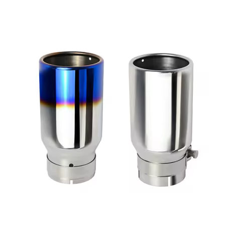 3 Inch Inlet Exhaust Tip 4'' Outlet Muffler Tip Truck Car Tail Tip 76mm Inlet Adjustable