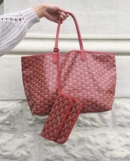 กระเป๋า GOYARD 2023ใหม่กระเป๋าผู้หญิงเดินทางกระเป๋าทรงสี่เหลี่ยมมีหูหิ้วสะพายไหล่พิมพ์ความจุมากแม่กระเป๋าสำหรับคุณแม่พกพาสะพายไหล่