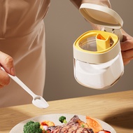 SM Salt Spice Storage Container with Flip Top Lid Opener Salt Container
