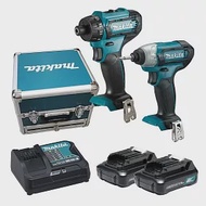 Makita 牧田 CLX223SX1 超值電鑽套裝充電雙機組 DF033D+TD110D 贈鋁製工具箱