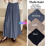 CHELLO KULOT BY VINSTORE / CELANA KULOT WANITA BAHAN FURANO BEST SELLER
