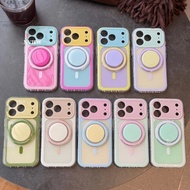 Summer Refreshing Dopamine Contrast Color Magnetic Bracket Suitable for iPhone 17 16 15 14 Pro Max i