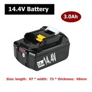 For Makita 6AH Rechargeable Li-ion Battery 14.4V Power Tools 3.0Ah 4.0Ah 5.0Ah Batteries BL1460 BL14