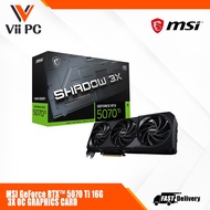 MSI GeForce RTX™ 5070 Ti 16G SHADOW 3X OC GRAPHICS CARD