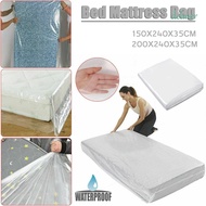 DELMER Mattress Cover Waterproof Transparent Home Supplies for Bed Moving House Household Mattress Protector