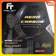 FELET Aero Carbon Pro Badminton Racket Original Tali Grip Siap Pasang Endorse by Busanan Ongbamrungp