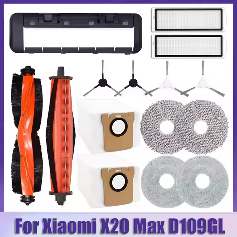 Parts For Xiaomi Mijia M30 D102 / Xiaomi X20 Pro D102GL / Xiaomi X20 Max D109GL Dust Bag Filter Mop 