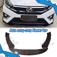 Perodua Axia 2014-2019 Front Bumper Diffuser Lip Wrap Angle Splitters Side Skirt
