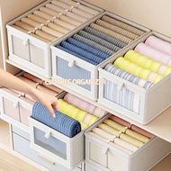 【READY STOCK】Stackable Clothes Storage Box | Home Closet Layered Storage Baskets | Fabric Clothes Tr