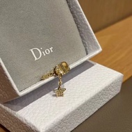 DIOR CD星星流蘇 仿水晶 戒指 金色