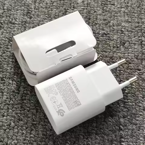 Samsung 25W PD Charger Super Fast Charge Adapter Type C Cable For Galaxy S20 S21 S22 S23 S24 Note 20