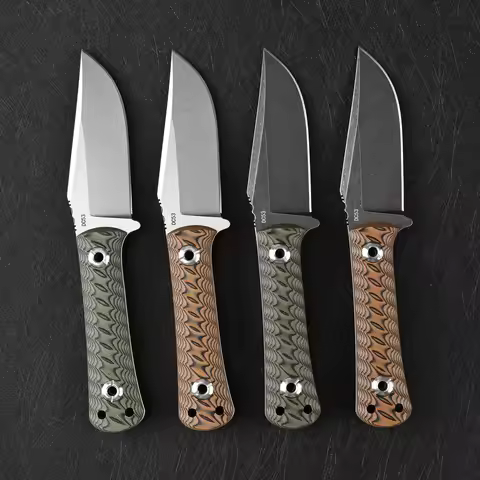 High Hardness DC53 Steel Camping Hunting Fixed Blade Knife For Men Outdoor Utility Survival Knives F