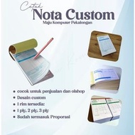 CETAK NOTA CUSTOM 1 RIM