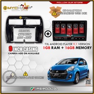 Perodua Myvi Icon 15-17 SUMA 9" Player + Casing Mirrorlink Android 9.0 GPS WITH WORLD TV CHANNELS