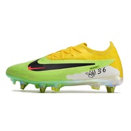 Nike Phantom GX Elite SG Football Shoes Boot Bola Men Nike Soccer Shoes Kasut Bola Nike Kasut Bola Sepak Green Yellow