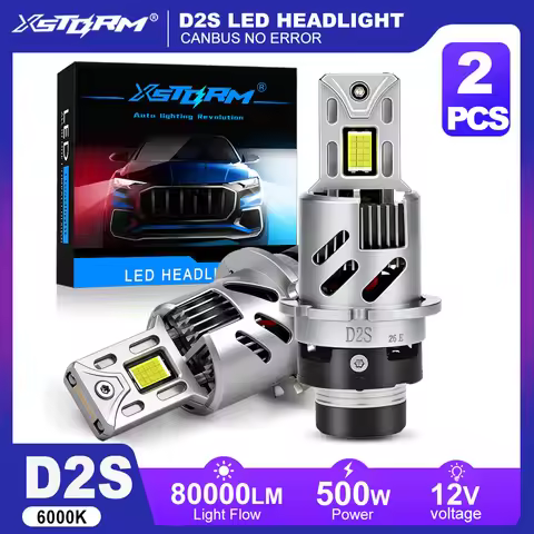XSTORM D2S D4S LED Headlight Bulbs 5000w 80000LM D1S D3S Led Lights for Car Auto Headlight Canbus Do