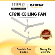 [TWIN PACK] KHIND CF618 / CF615 / CF611 / LEMAX L760 60" Ceiling Fan (SIRIM Certified) Kipas Siling 